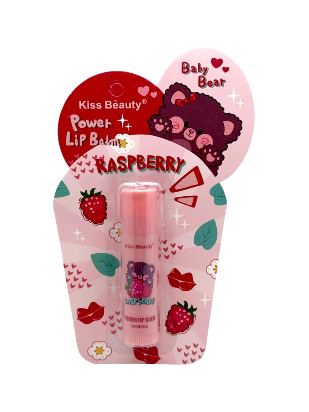 Balsamo labial frutilla Baby Bear Kiss Beauty